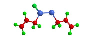 Allicin, 3d render moleküler yapısı