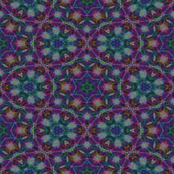 Kaleidoskopický vzorek (fialová a modrá) — Stock fotografie