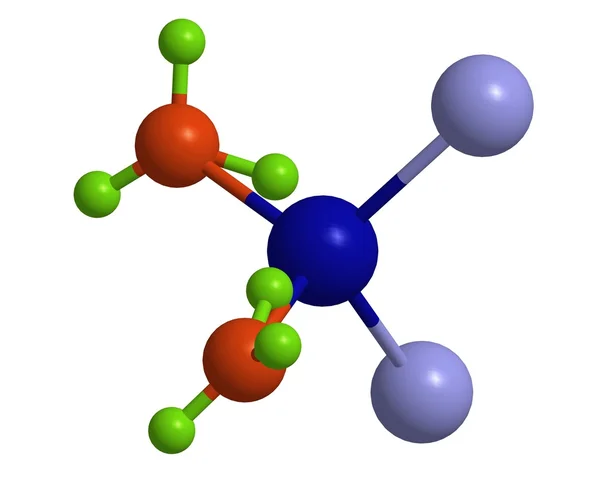 Estructura molecular de Cisplatino, renderizado 3D —  Fotos de Stock