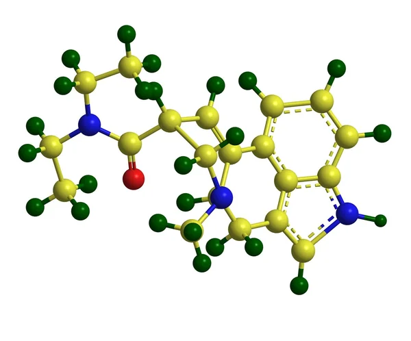 Molekylär struktur av Lsd — Stockfoto