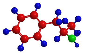 amfetamin moleküler yapısı