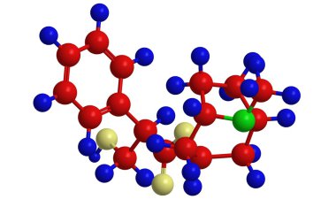 Alkaloit atropin moleküler yapısı