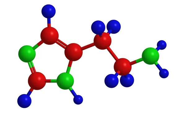 Estrutura molecular da histamina — Fotografia de Stock