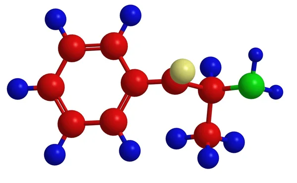 Μοριακή δομή του cathionine — Φωτογραφία Αρχείου