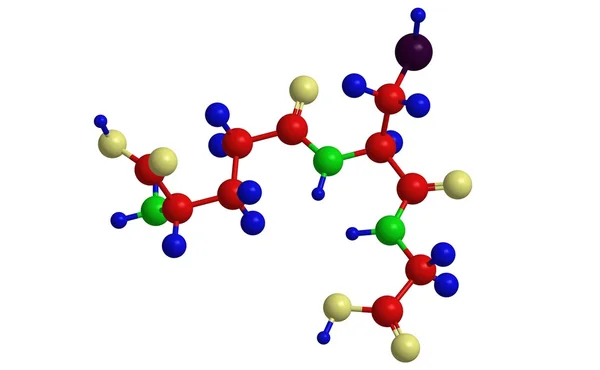 Struktur av glutation - viktig antioxidant — Stockfoto