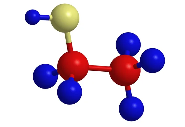 Molecular structure of ethanol — Stock Photo, Image