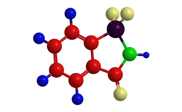 Moleculaire structuur van saccharine — Stockfoto