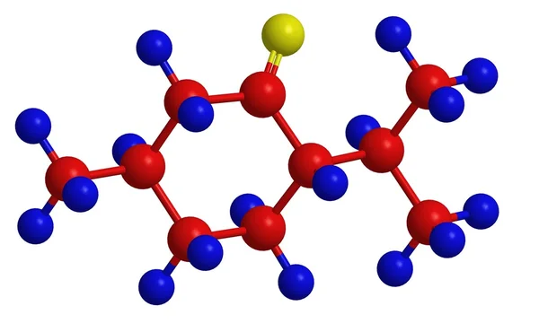 Menthone의 분자 구조 — 스톡 사진