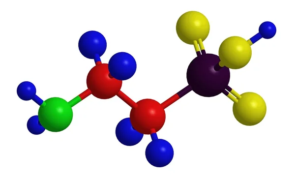 Molekulare Struktur von Taurin — Stockfoto