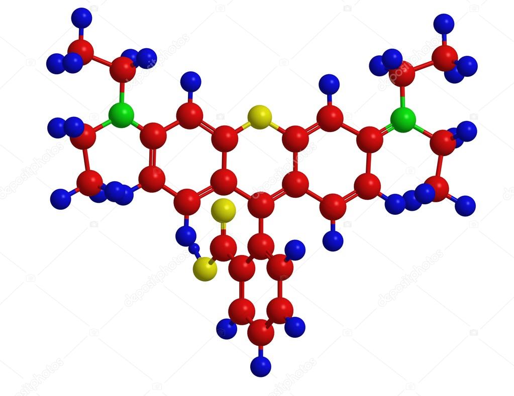 Molecular structure of rhodamine B — Stock Photo © Raimund14 87564630