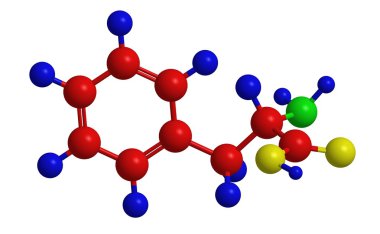 Fenilalanin moleküler yapısı