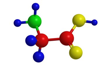 Glisin moleküler yapısı