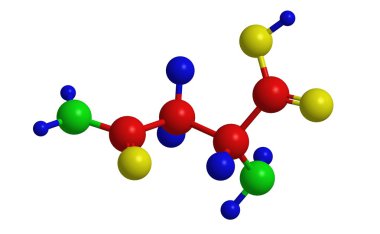 Asparagine moleküler yapısı