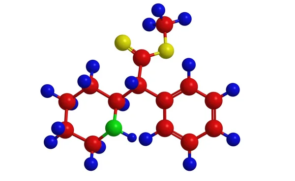 Struttura molecolare del metilfenidato (ritalin ) — Foto Stock