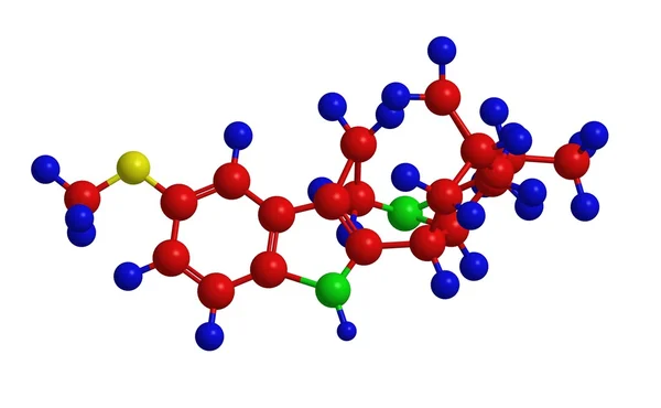 Ibogaine - moleküler yapısı
