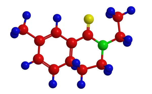 Estructura molecular de DEET —  Fotos de Stock