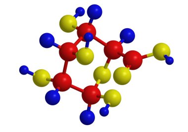 Glucuronic asit moleküler yapısı