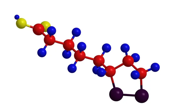 Structure moléculaire de l'acide lipoïque — Photo