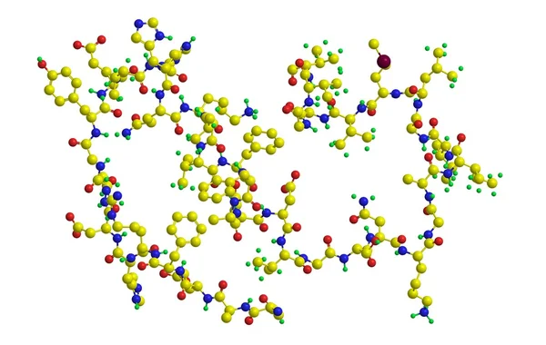 Estructura molecular beta amiloide —  Fotos de Stock