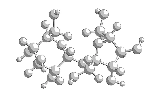 Estrutura molecular da sacarose — Fotografia de Stock