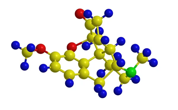 Idrocodone - struttura molecolare — Foto Stock