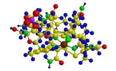 Vitamin B12 (cobalamin moleküler yapısı)