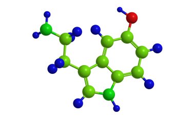 Serotonin - moleküler yapısı