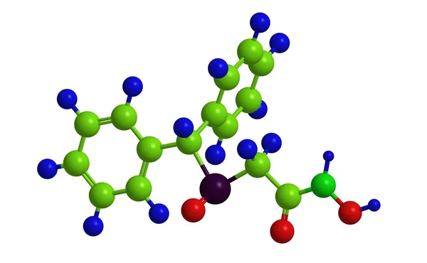 Αδραφινίλη - μοριακή δομή — Φωτογραφία Αρχείου