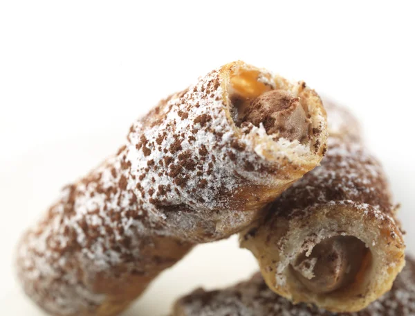 Cannoli sobremesa italiana Imagens De Bancos De Imagens Sem Royalties