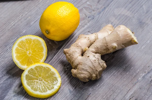 İle iki limon zencefil