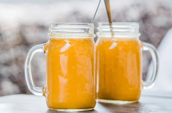 Portakallı gazoz mason kavanoz