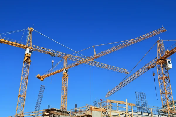 Vista do canteiro de obras — Fotografia de Stock