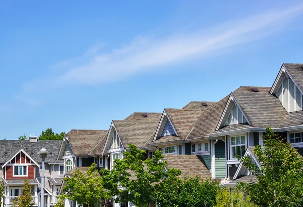 Row of houses — Stock Photo, Image