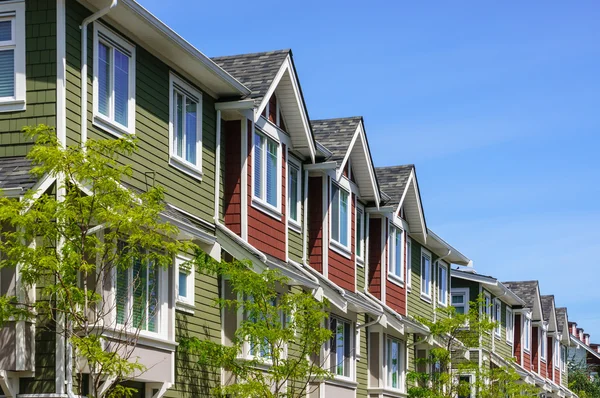 Row of houses — Stock Photo, Image