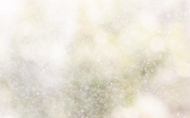 Noel arka plan - beyaz bokeh kar gibi