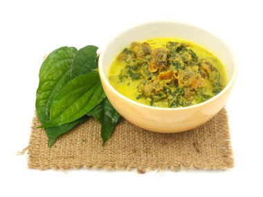 Tembul ile Cockle köri yaprakları 