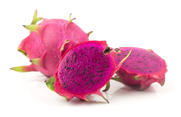 Fruta de dragón rojo sobre blanco —  Fotos de Stock