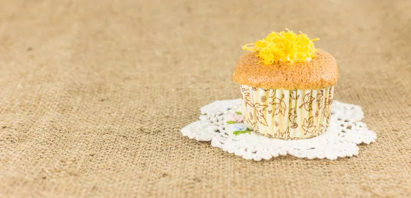 泰国甜点-布朗泰国金线杯蛋糕 — 图库照片