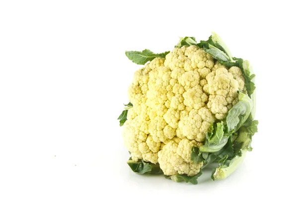 Fresh cauliflower on white — Stock Photo, Image