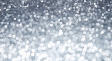 Gümüş soyut bokeh arka plan - parlak ve parlak