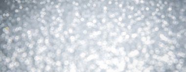 Gümüş soyut bokeh arka plan - parlak ve parlak