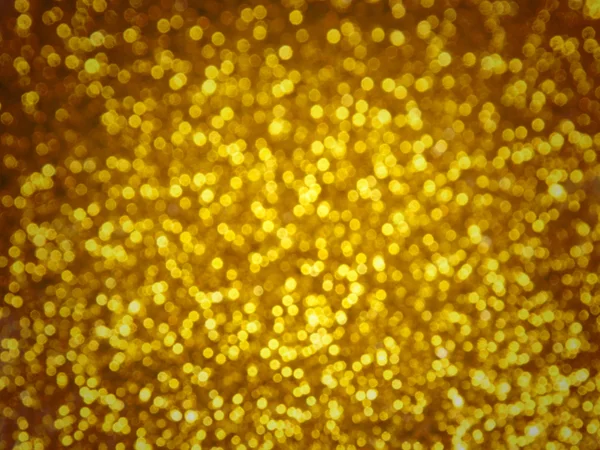 Złoty rozmycie bokeh tło — Zdjęcie stockowe