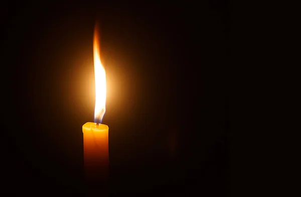 Kerzenlicht als Licht fürs Leben — Stockfoto