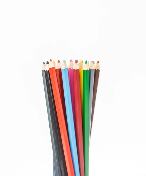 Grupo de lápices para colorear — Foto de Stock