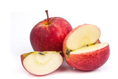 Kırmızı elma dilim