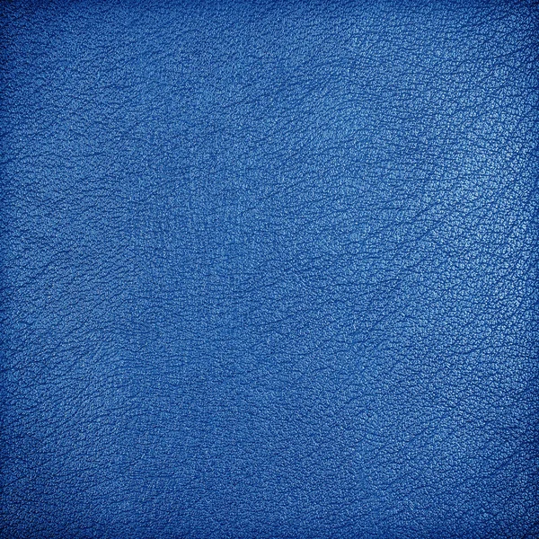 Fundo Textura Couro Azul — Fotografia de Stock