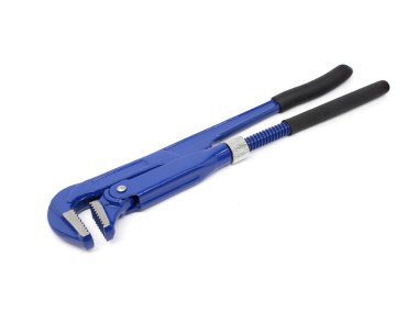 Boru Anahtarı beyaz arkaplanda izole edildi