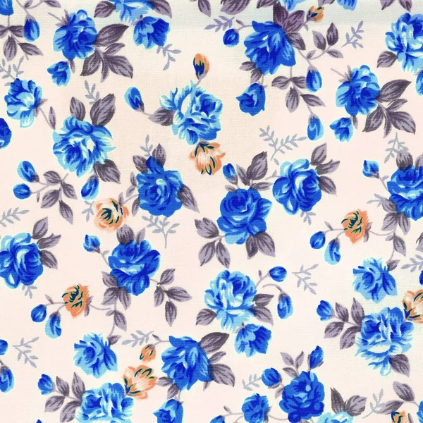 Flowers Fabric Pattern Background — Stock Photo, Image