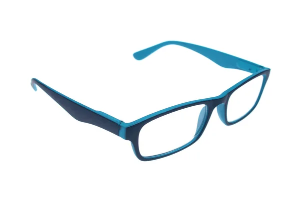 Szemüvegek Elszigetelt Fehér Háttér — Stock Fotó