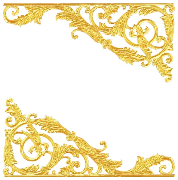 Süs malzemeleri, klasik altın çiçekli tasarımlar.